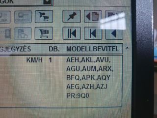 bontott SKODA OCTAVIA I Kilométeróra