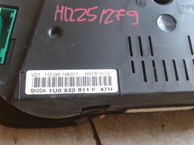 bontott SKODA OCTAVIA I Kilométeróra