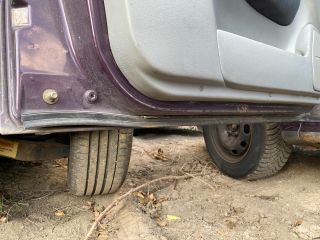 bontott SKODA OCTAVIA I Bal első Ajtó (Üres lemez)