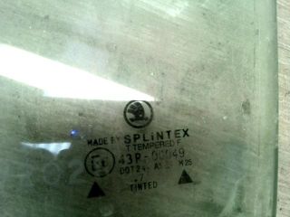 bontott SKODA OCTAVIA I Bal hátsó Ablak