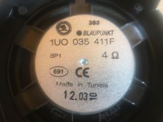 bontott SKODA OCTAVIA I Hangszóró (Pozíciófüggetlen)