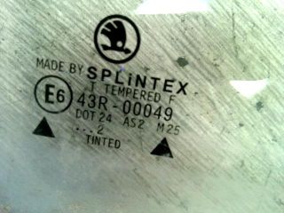 bontott SKODA OCTAVIA I Jobb hátsó Ablak