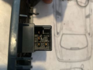 bontott SKODA OCTAVIA I Jobb hátsó Ablakemelő Kapcsoló