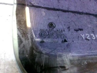 bontott SKODA OCTAVIA I Jobb hátsó Fixüveg (Ajtóban)