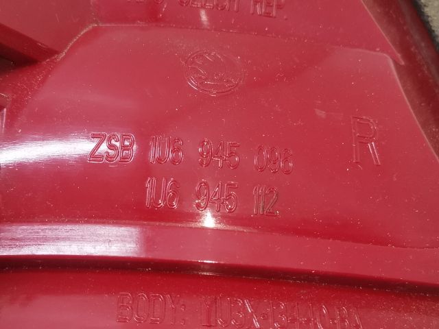 bontott SKODA OCTAVIA I Jobb Hátsó Lámpa