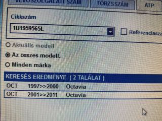 bontott SKODA OCTAVIA I Tükör Kapcsoló