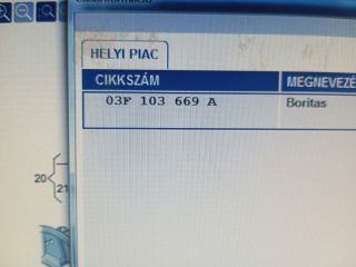 bontott SKODA OCTAVIA II Olajszivattyú