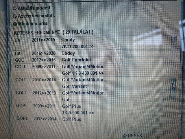 bontott SKODA OCTAVIA II Turbó