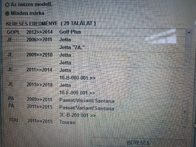 bontott SKODA OCTAVIA II Turbó