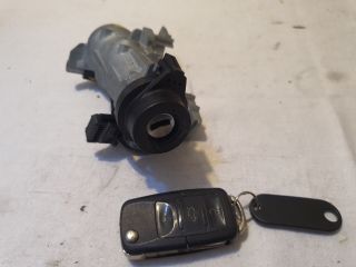 bontott SKODA OCTAVIA II Gyújtáskapcsoló Házzal