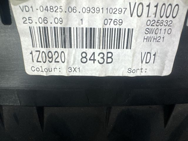 bontott SKODA OCTAVIA II Kilométeróra