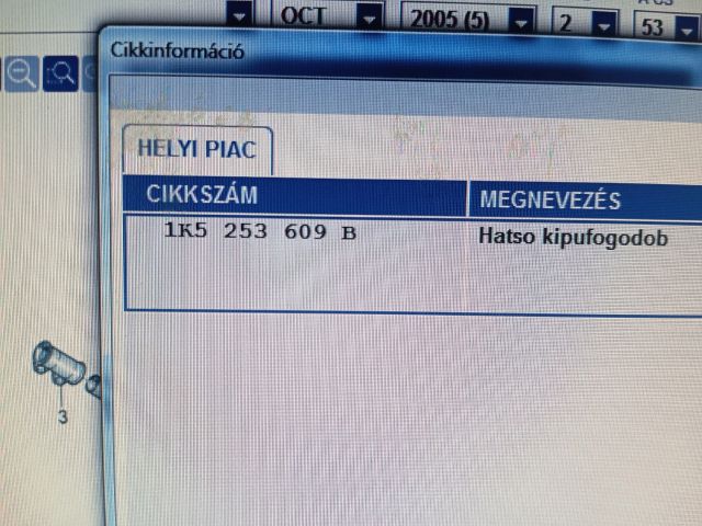 bontott SKODA OCTAVIA II Hátsó Kipufogó Dob