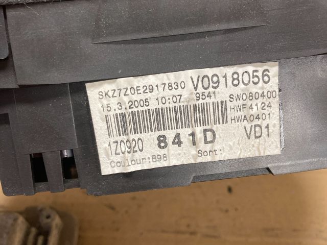 bontott SKODA OCTAVIA II Kilométeróra