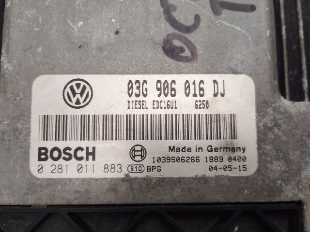 bontott SKODA OCTAVIA II Motorvezérlő