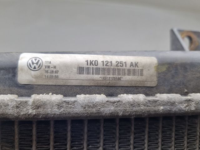 bontott SKODA OCTAVIA II Vízhűtő Radiátor (Klímás)