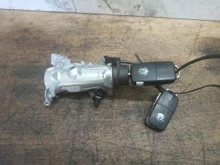 bontott SKODA OCTAVIA II Gyújtáskapcsoló Házzal