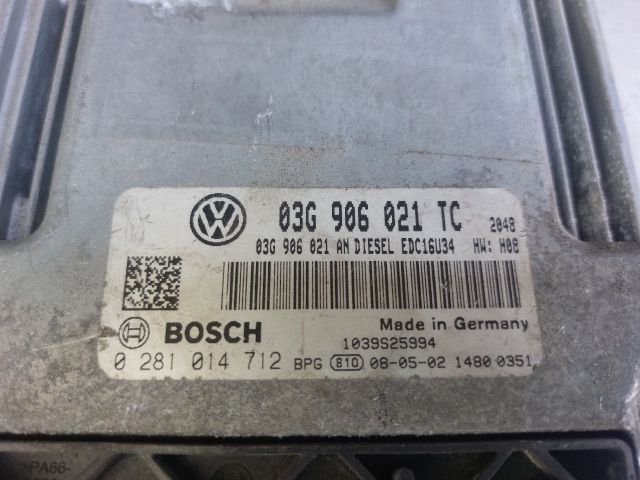 bontott SKODA OCTAVIA II Motorvezérlő