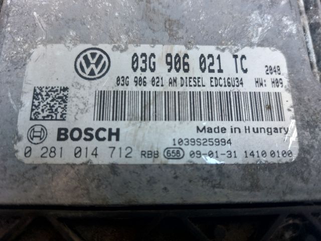 bontott SKODA OCTAVIA II Motorvezérlő