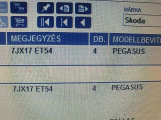 bontott SKODA OCTAVIA II Alufelni Szett