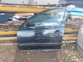 bontott SKODA OCTAVIA II Bal első Ajtó (Részeivel)
