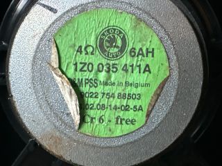 bontott SKODA OCTAVIA II Bal első Hangszóró