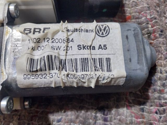 bontott SKODA OCTAVIA II Bal hátsó Ablakemelő Motor