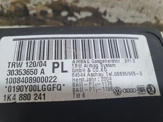 bontott SKODA OCTAVIA II Bal Oldallégzsák