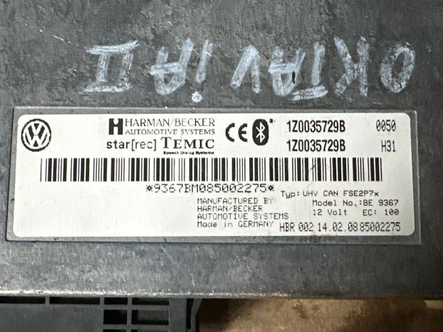 bontott SKODA OCTAVIA II Bluetooth Elektronika