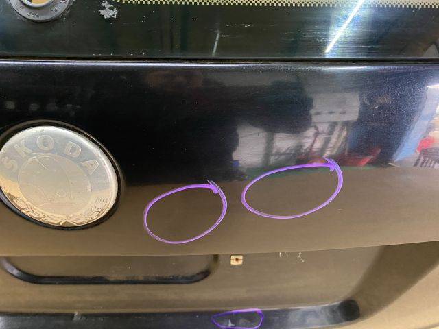 bontott SKODA OCTAVIA II Csomagtérajtó (Üres lemez)