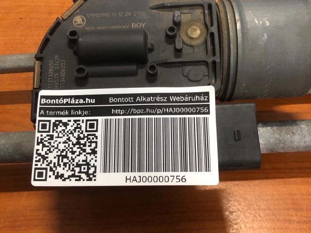 bontott SKODA OCTAVIA II Első Ablaktörlő Szerkezet