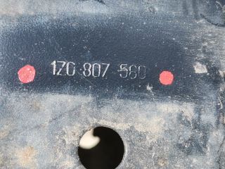 bontott SKODA OCTAVIA II Első Lökhárító Merevítő (Fém)