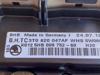 bontott SKODA OCTAVIA II Fűtéskapcsoló (manuális klímás)