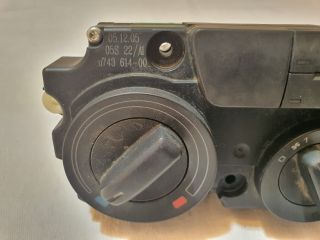 bontott SKODA OCTAVIA II Fűtéskapcsoló (Nem klímás)