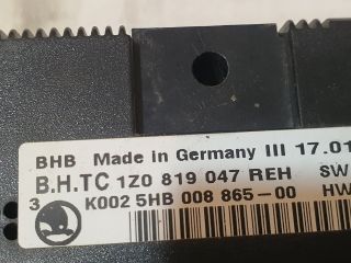 bontott SKODA OCTAVIA II Fűtéskapcsoló (Nem klímás)