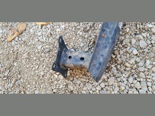 bontott SKODA OCTAVIA II Hátsó Lökhárító Merevítő (Fém)