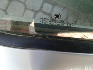 bontott SKODA OCTAVIA II Jobb első Ablak