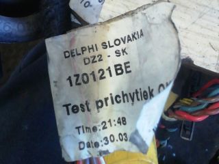 bontott SKODA OCTAVIA II Jobb első Ajtó Kábelköteg