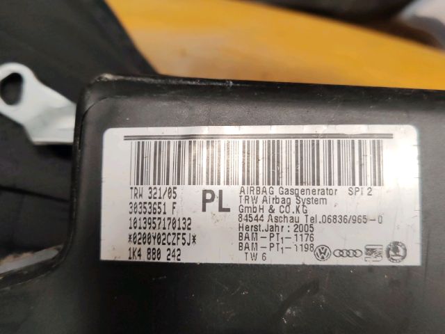 bontott SKODA OCTAVIA II Jobb Függönylégzsák és Oldallégzsák