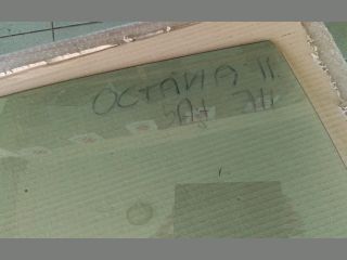 bontott SKODA OCTAVIA II Jobb hátsó Ablak