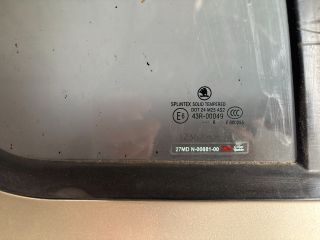 bontott SKODA OCTAVIA II Jobb hátsó Ajtó (Üres lemez)