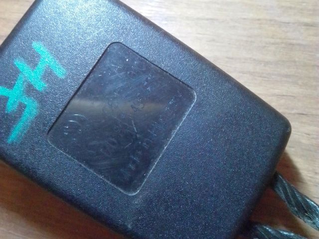 bontott SKODA OCTAVIA II Jobb hátsó Biztonsági Öv Csat