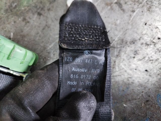 bontott SKODA OCTAVIA II Jobb hátsó Biztonsági Öv