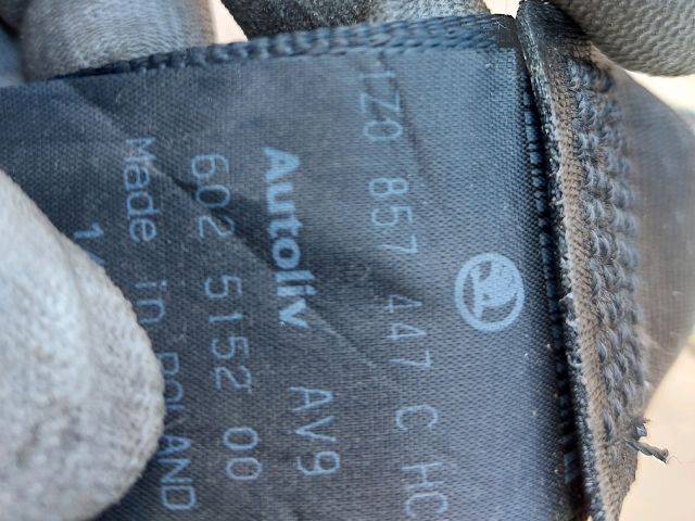 bontott SKODA OCTAVIA II Jobb hátsó Biztonsági Öv