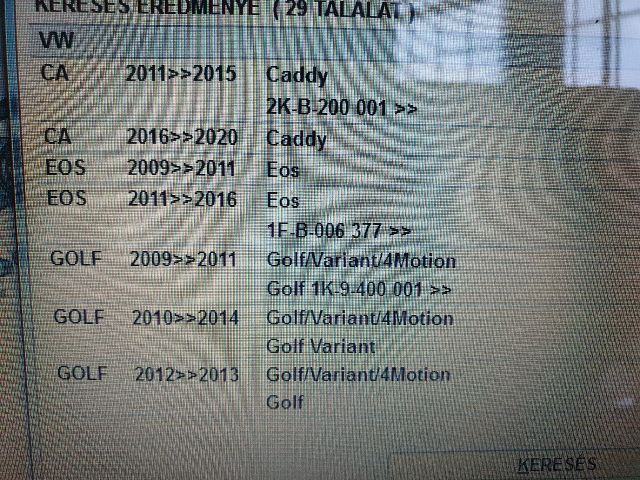 bontott SKODA OCTAVIA II Komplett Kormánykapcsoló (Bajuszkapcsoló)