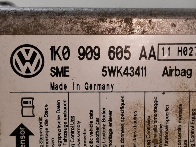 bontott SKODA OCTAVIA II Légzsák Elektronika