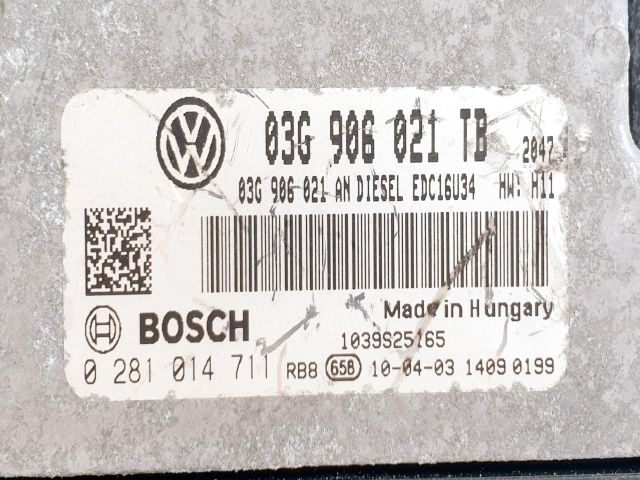 bontott SKODA OCTAVIA II Motorvezérlő