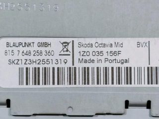 bontott SKODA OCTAVIA II Rádió / CD