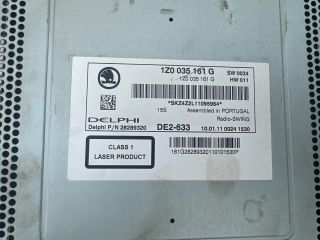 bontott SKODA OCTAVIA II Rádió / CD