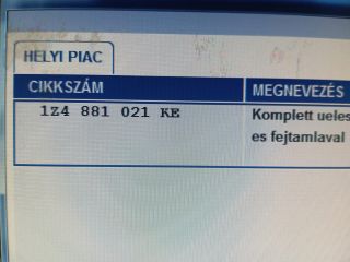 bontott SKODA OCTAVIA II Ülés Szett