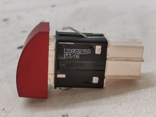 bontott SKODA OCTAVIA II Vészvillogó Kapcsoló